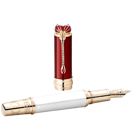 montblanc patron of art prince albert 4810 fountain pen cap on flat