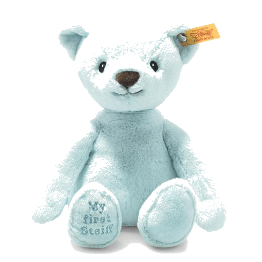 blue steiff my first teddy