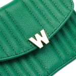 wolf 1834 forest green mimi mini bag with wristlet close