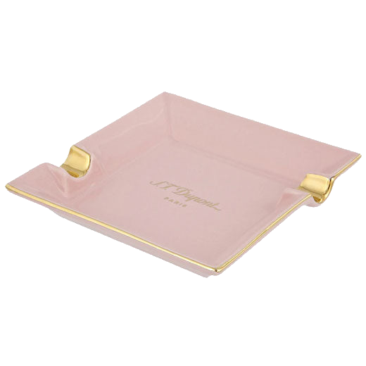 This Pastel Pink Spring Series Small Ashtray is designed by S.T. Dupont Paris.