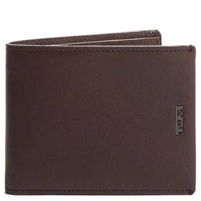 tumi brown nassau global double billfold wallet