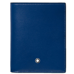 Meisterstück Blue 6CC Compact Wallet designed by Montblanc.