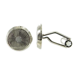 montblanc silver round cuff