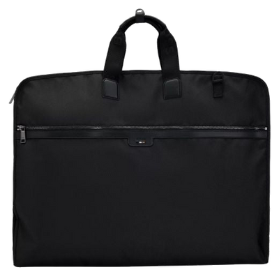 1 boss ray black garment bag with detachable logo strap 50541473 01 001