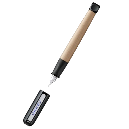 LAMY's ABC Black Maple Wood Fountain Pen is great for beginners who are just starting to use pens.