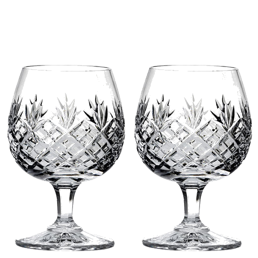 These Royal Scot Crystal Edinburgh 2 x 32cl Brandy Glasses are perfect for your favourite liquor.