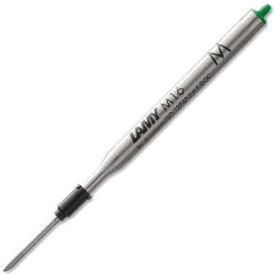 lamy m16 m green ballpoint refill