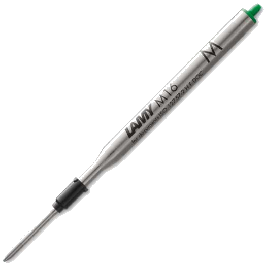 lamy m16 m green ballpoint refill