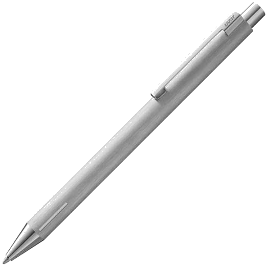This is the LAMY Econ Brushed Stainless Steel Ballpoint Pen.