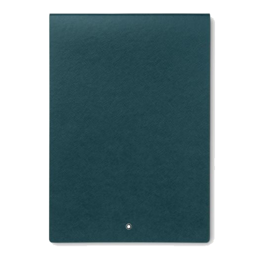 This Montblanc Sartorial A4 Cyprus Blue Sketchbook has a saffiano textured leather cover that we can emboss if you'd like it personalising.