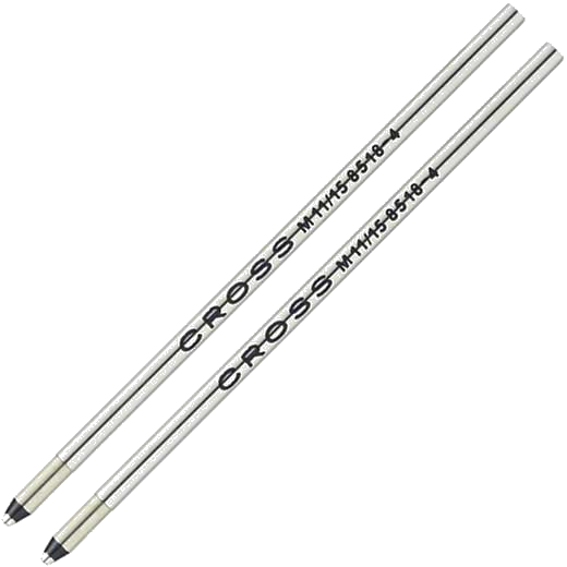 Cross Mini Ballpoint Black Refills with a medium nib - for clear and neat writing.