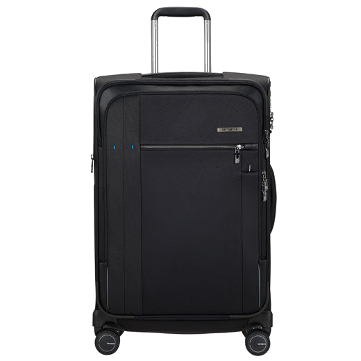 Samsonite's Spectrolite 3.0 TRVL Spinner Expandable Case, Black 68 cm is made out of nylon and polyester.