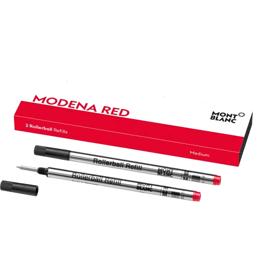montblanc modena red roller