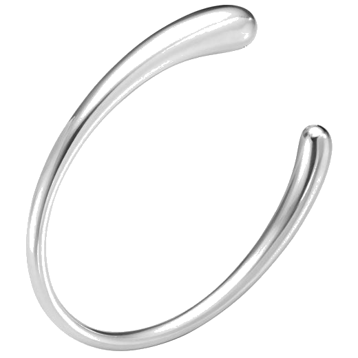 This is the Georg Jensen Sterling Silver Mercy Open Bangle.