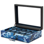 wolf 1834 elements water 10 piece watch box open