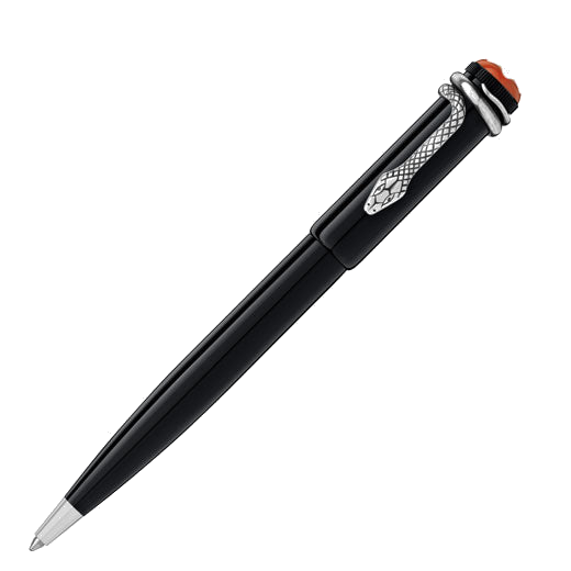 Montblanc Heritage ballpoint pen in black.