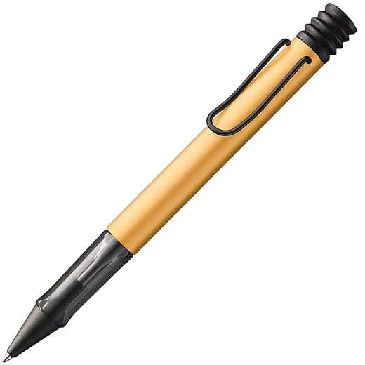 lamy lx gold black ballpoint pen