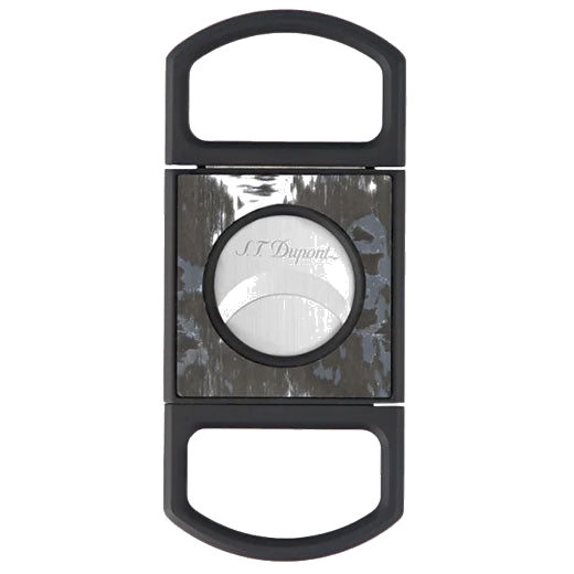This Dark Storm Carbon Fibre Cigar Cutter is designed by S.T. Dupont Paris.