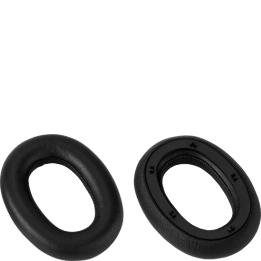 These are the Montblan Black Over-Ear MB 01 Cushions.