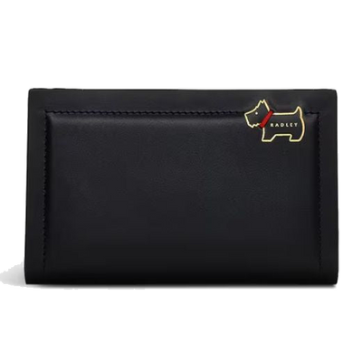 radley heritage lane black medium purse