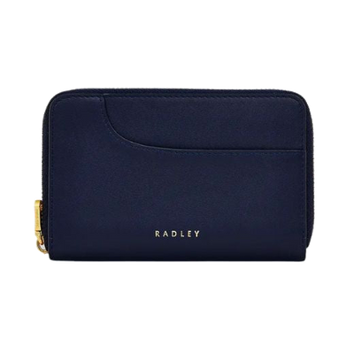 1 radley pockets evanfall blue medium zip around purse 111500
