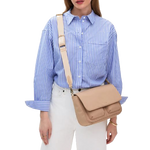 guildford grove medium flapover cross body bag in stone 5