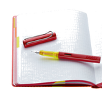 lamy al star glossy red paper set close