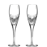 royal scot crystal art deco 2 champagne flutes