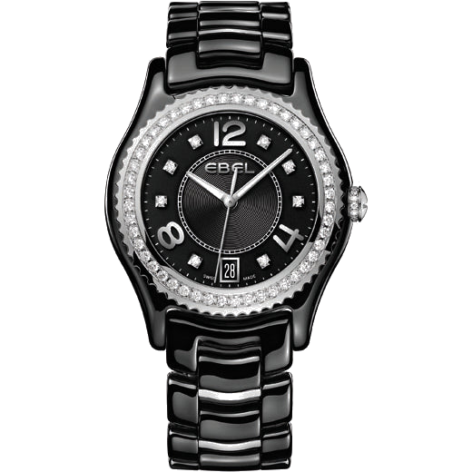 Onde Ladies Watch - X-1 Black Ceramic with Diamonds.