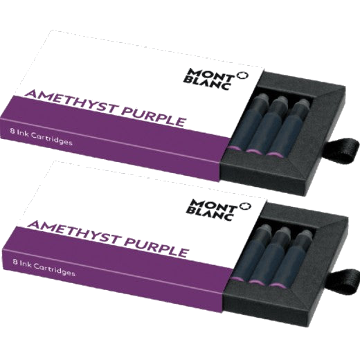 amethyst purple ink cartridges montblanc