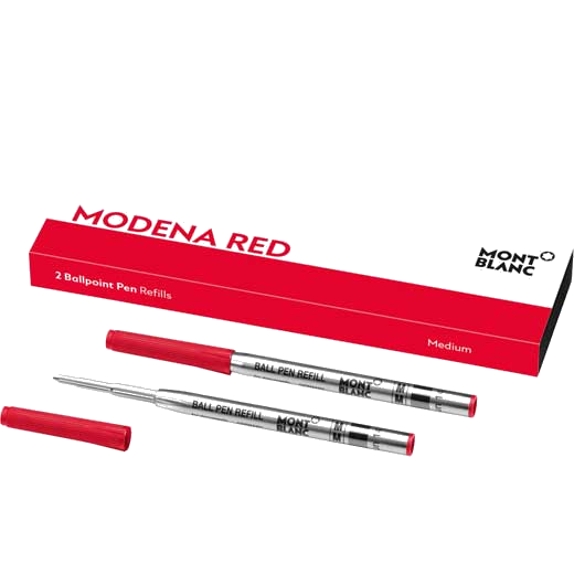 montblanc modena red ballpo