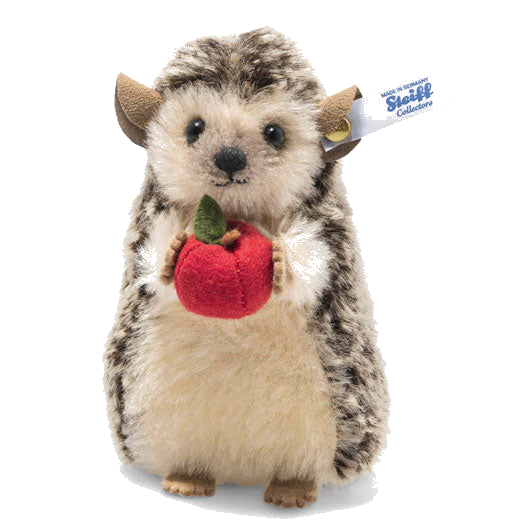 Hello, I am Ivo the Hedgehog created by Steiff.