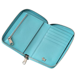 3 radley pockets maldives blue medium zip around purse 111499