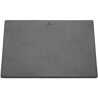 gvfc black smooth leather desk pad