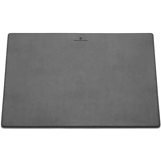gvfc black smooth leather desk pad