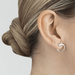 georg jensen sterling silver mercy earrings model