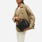 The Compton Black Small Zip Top Multiway Bag by Radley.