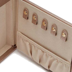 wolf rose gold palermo watch winder with jewellery storage necklace storage