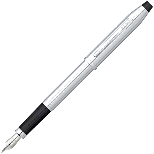 cross century ii lustous chrome fountain pen