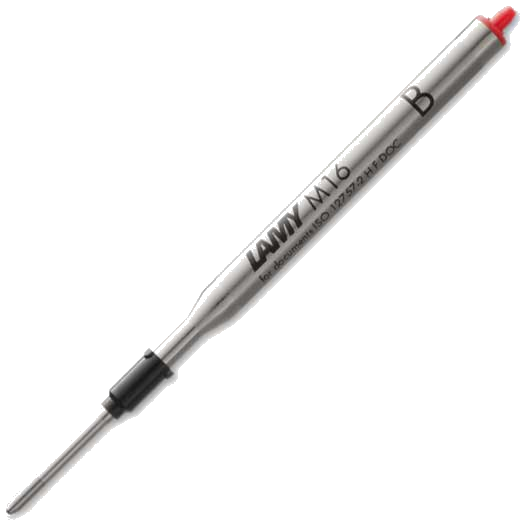 This is the LAMY Red M16 B Giant Ballpoint Pen Refill.
