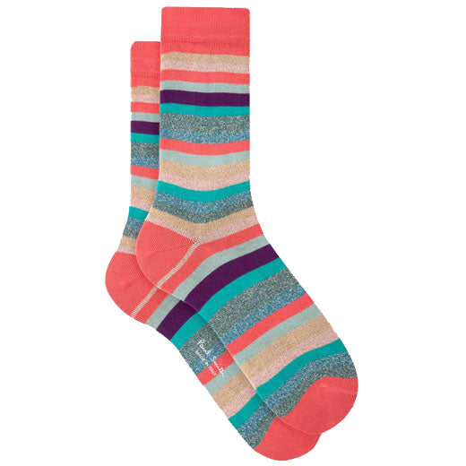 paul smith pink glitter socks