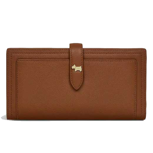 This brown leather Radley purse is part of their Willis Street collection.