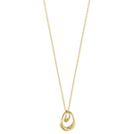 georg jensen yellow gold offspring pendant