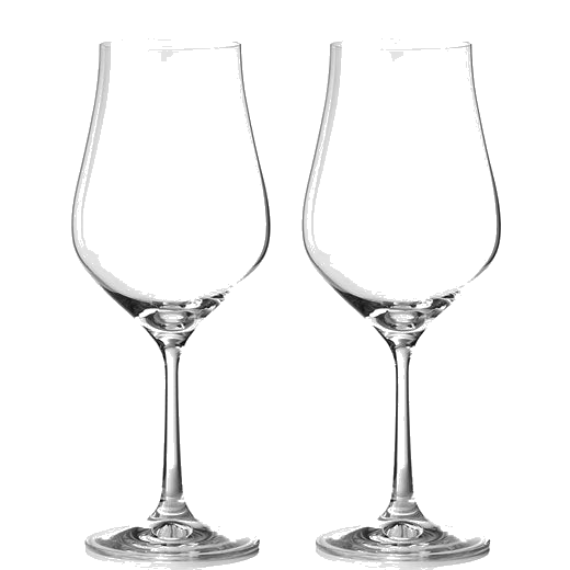 royal scot crystal classic collection pair of red wine glasses