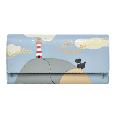 radley smoky blue lighthouse large purse
