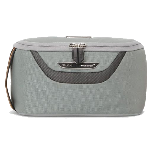 This McLaren Grey Remex Accessory Kit by TUMI is great for storing small accessories when travelling as it has multiple compartments.