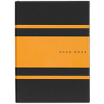 hugo boss yellow lined gear matrix a5 notebook cover 2