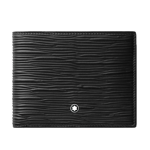 Montblanc Meisterstück 4810 Wallet Clear View Pockets 6CC Black