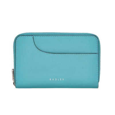 1 radley pockets maldives blue medium zip around purse 111499