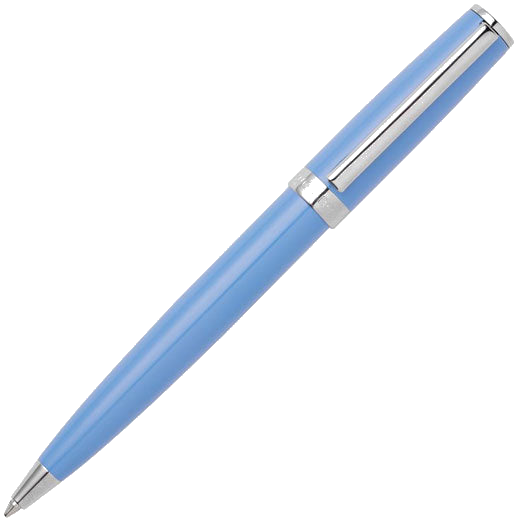 hugo boss light blue gear icon ballpoint pen